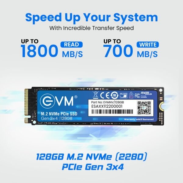 128GB EVM M.2 NVME SSD