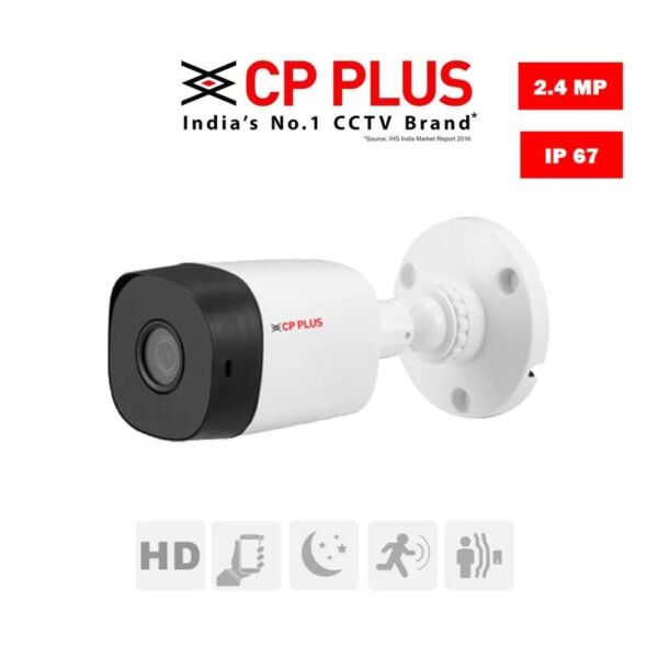 16 Channel DVR with 2.4MP 8 Dome & 8 Bullet Cameras (Day/Night Vision) + 2TB HDD + Copper Cable Roll (1+3) + CLOCITE 8 CH Power Supply 2 Nos + BNC & DC Full Combo Kit - Image 2
