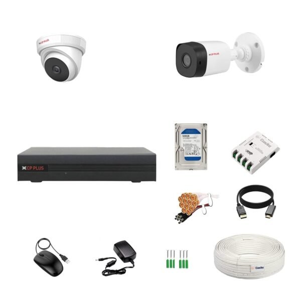 CP PLUS 2 CAMERA SETUP