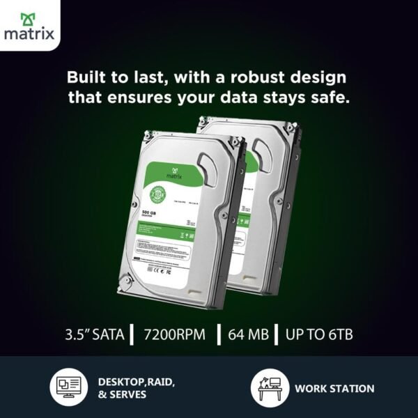 500gb hard drive matrix 2