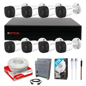 CP PLUS FULL HD 8 CHANNEL CAMERA SETUP