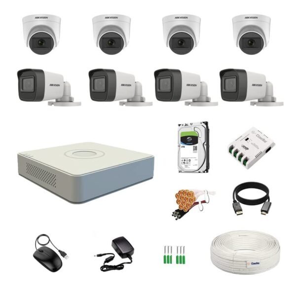 HIKVISION 8 CAMERA SETUP