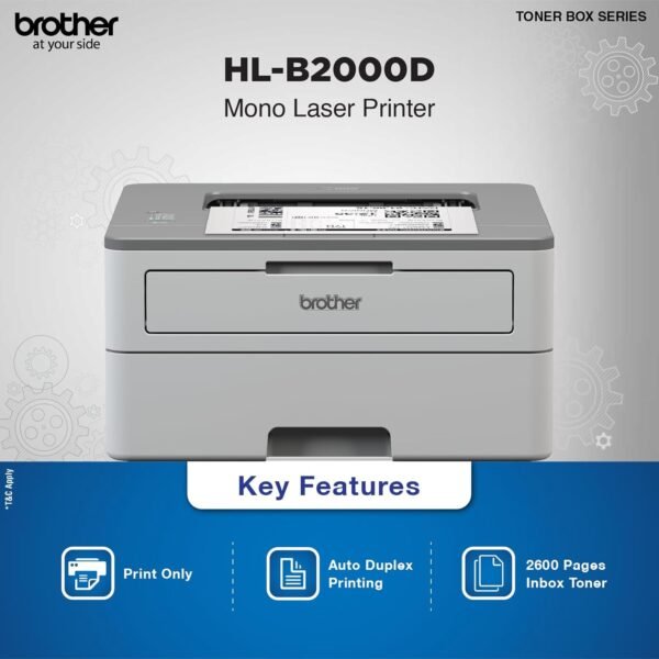 brother laser printer b2000d 1