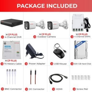 cp plus 2 camera setup