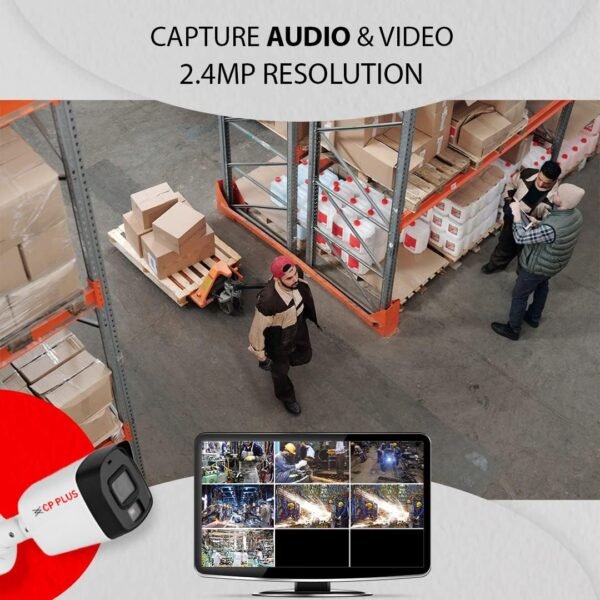cp plus 2 camera setup