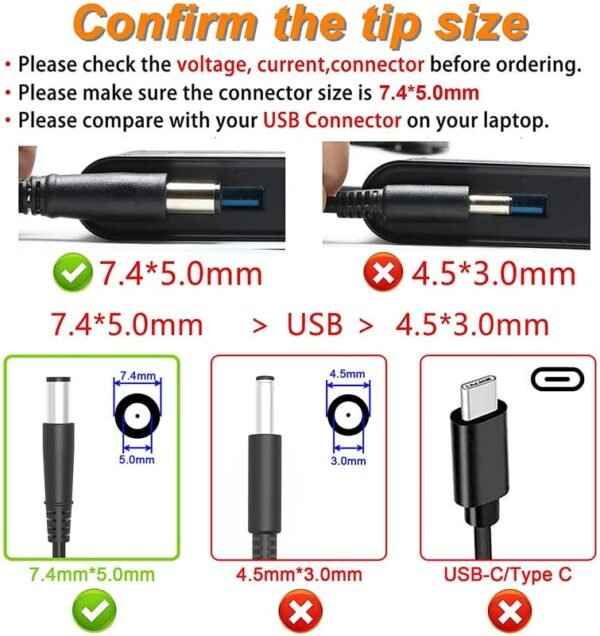 dell original 90watt adapter big pin