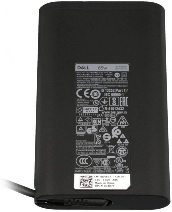 dell original big pin laptop adapter