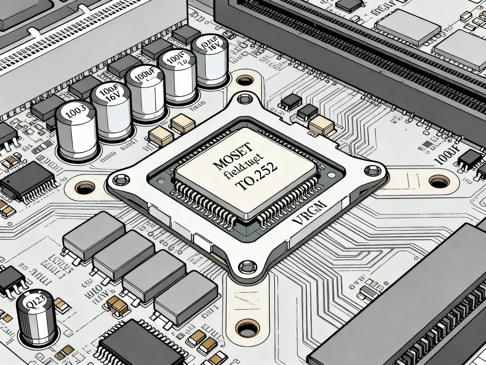 Laptop Motherboard Repair VRM Section