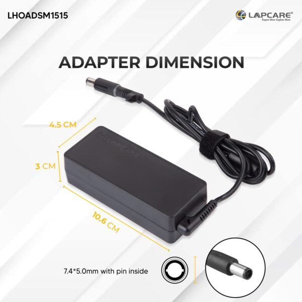 Lapcare Compatible Laptop Adapter for HP Compaq Nc2400 4200 4400 6220 6230 6400 8220 8230 8430 - Image 4