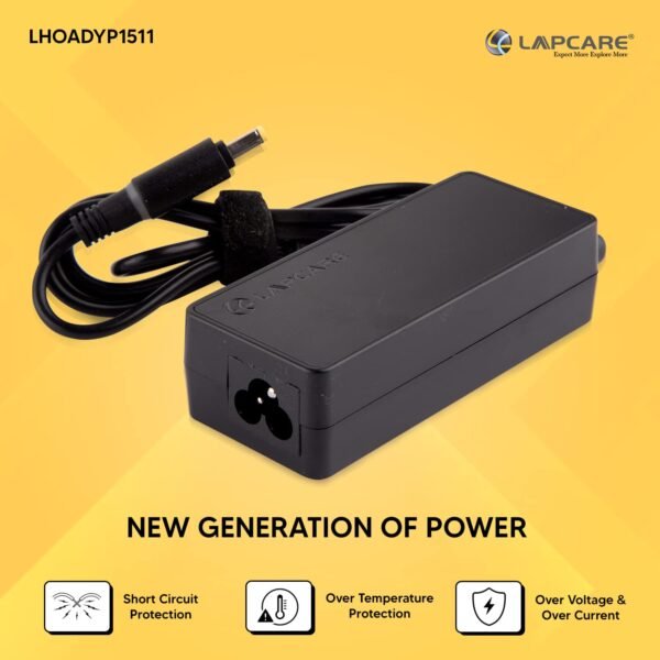 hp small yellow pin lapcare 18.5v 3.5amp