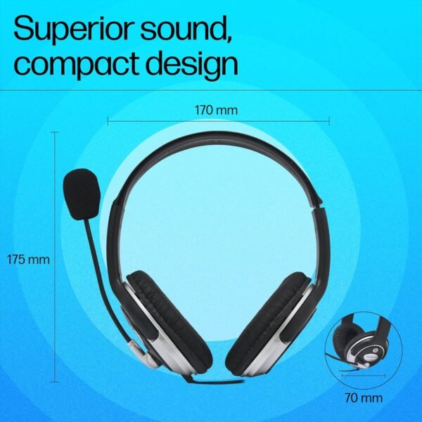 hp wired headphone b4b00pa