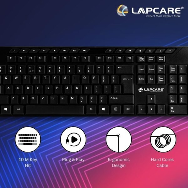 lapcare usb keyboard lkb-300