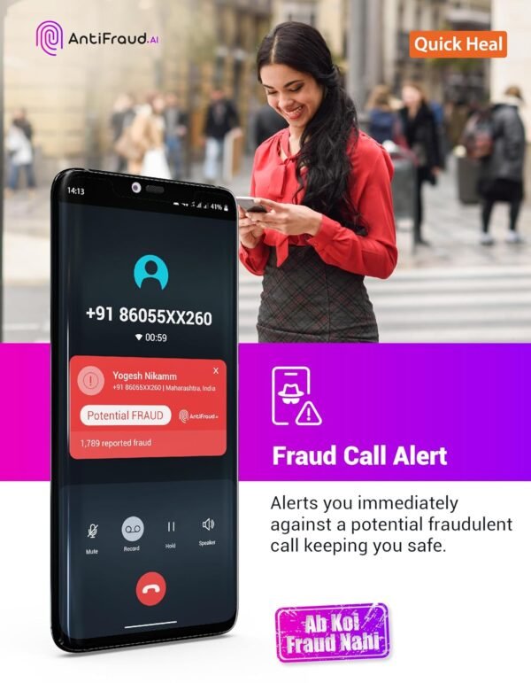 quickheal antifraud.ai application for android mobile