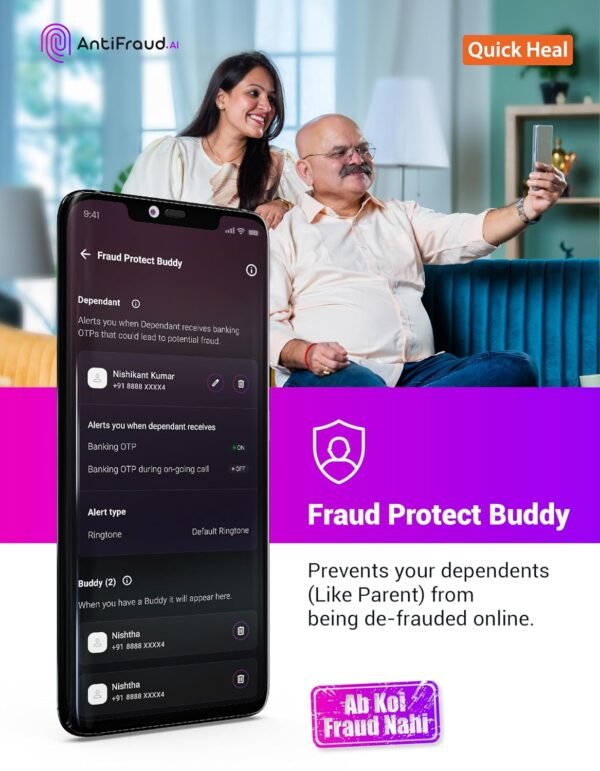 quickheal antifraud.ai application for android mobile