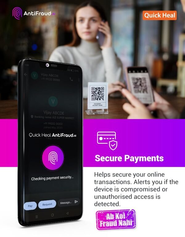 quickheal antifraud.ai application for android mobile