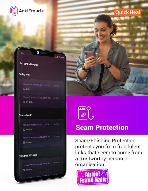 quickheal antifraud.ai application for android mobile